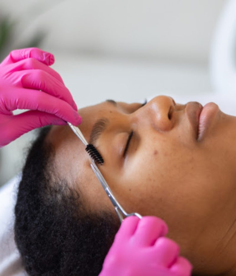 brow waxing